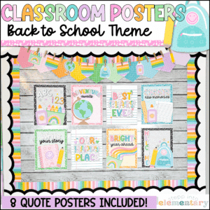 Back to School Classroom Posters