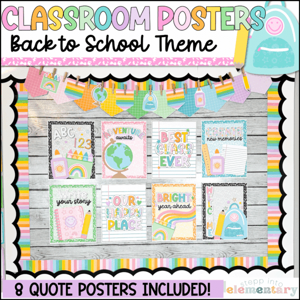 Back to School Classroom Posters
