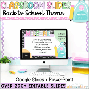 Back to School Classroom Slides