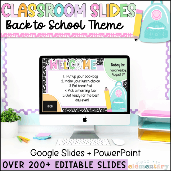 Back to School Classroom Slides