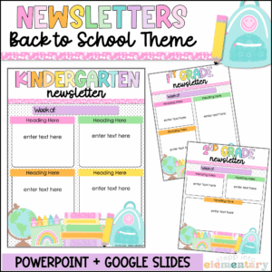Back to School newsletters