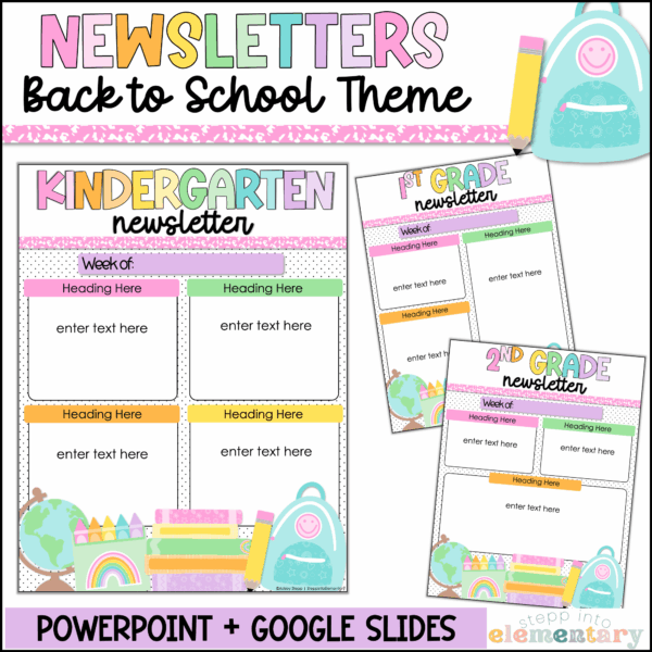 Back to School newsletters