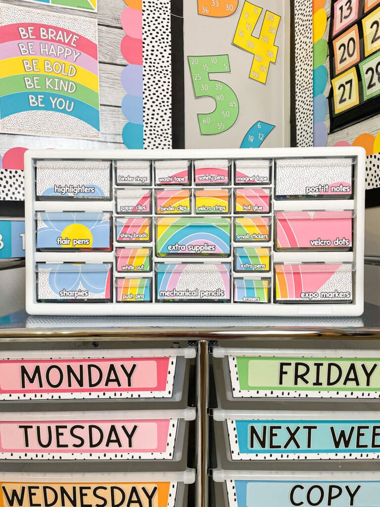 Teacher Amazon Wishlist Items - Teacher Toolbox Organization